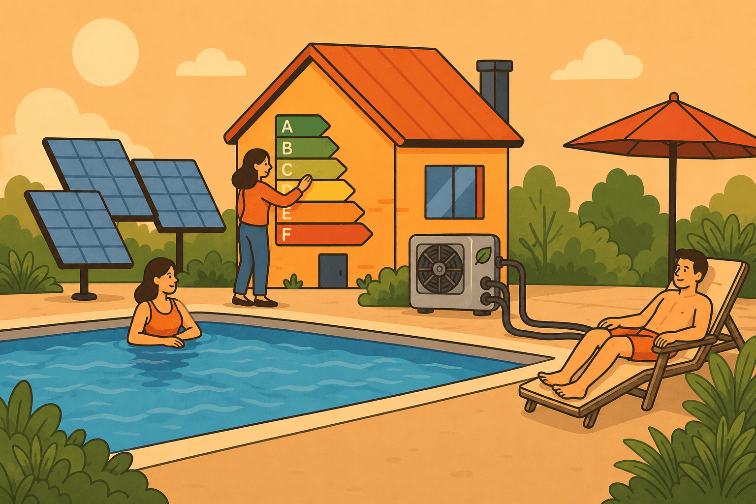Consumo energético de la piscina: cómo reducirlo sin renunciar a un agua limpia y un baño perfecto